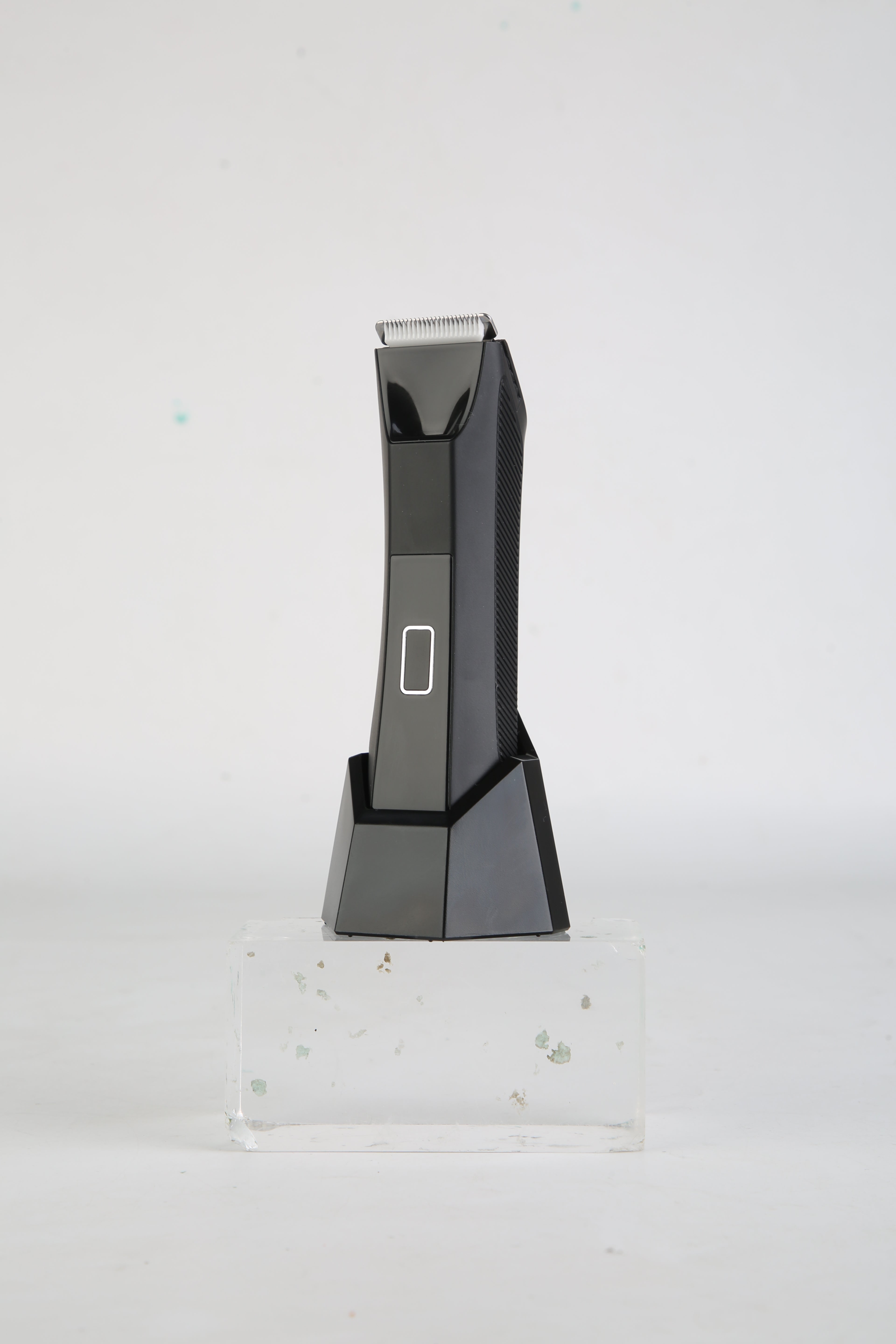 1Pc 2 In 1 Electric Body Trimmer For Men Cordless Beard Groin Ball Pubic Hair Shaver IPX7 Waterproof Razor With LED Light LCD Display Guard Comb Shaving Head