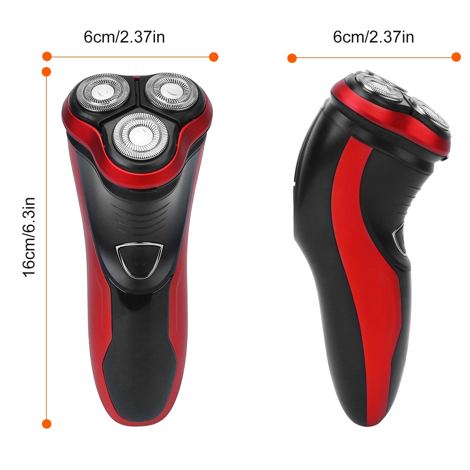 Electric Shaver Razor For Men IPX7 Waterproof Beard Trimmer 3D Rechargeable Painless Rotary Shaver